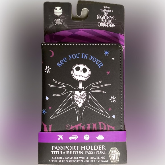 Disney Handbags - Disney’s The Nightmare before Christmas Passport Holder NWT